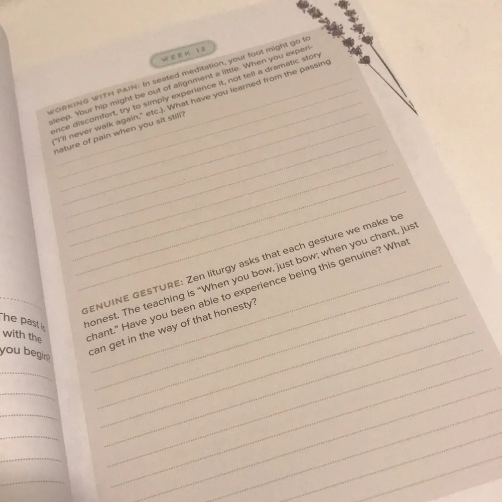 A Year of Zen Guided Journal - Light Gray Cover